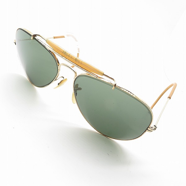 実際に弊社で買取させて頂いた(1)Ray-Ban/レイバン B&L/ボシュロム社製 ティアドロップ型 アイウェア/サングラス ゴールド