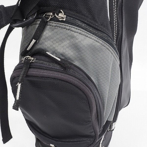 実際に弊社で買取させて頂いたCallaway/キャロウェイ スタンド式 5分割キャディバッグ ブラックｘグレーの画像 5枚目