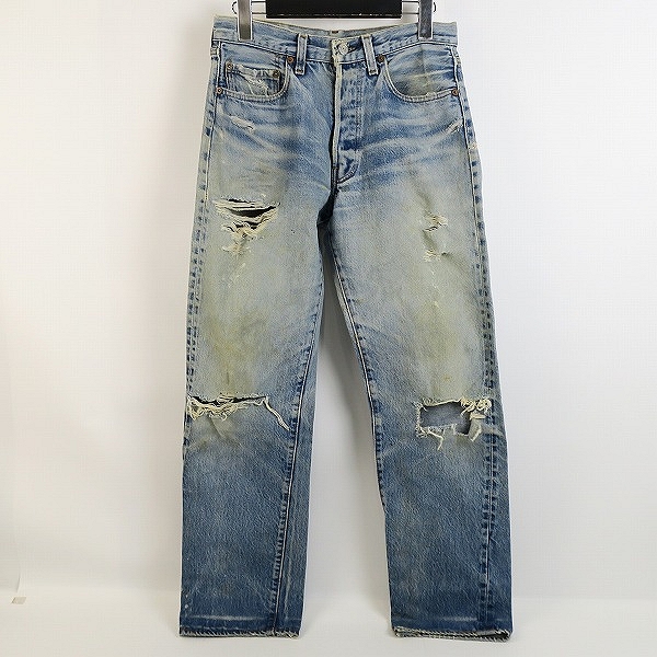 実際に弊社で買取させて頂いたLEVIS/リーバイス 80s 501 ボタン裏524 ストレートデニム 
