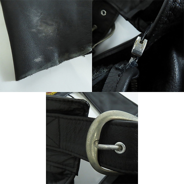 実際に弊社で買取させて頂いたHARLEY DAVIDSON/ハーレーダビッドソン レザーチャップス/Mの画像 9枚目