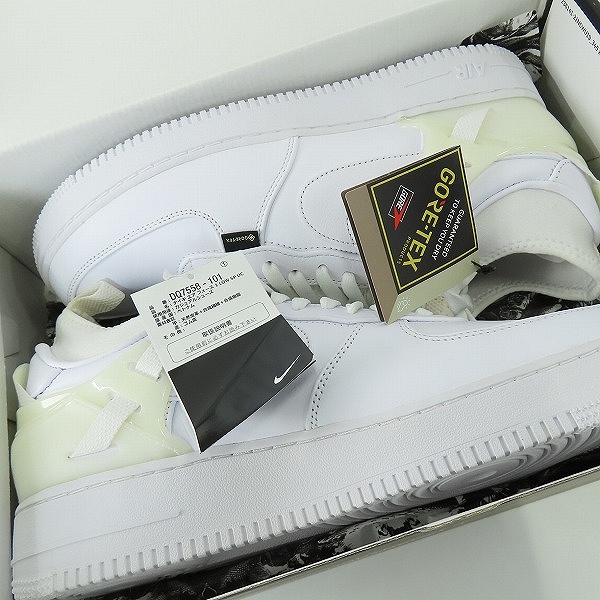 実際に弊社で買取させて頂いた【未使用】NIKE×UNDERCOVER/ナイキ×アンダーカバー AIR FORCE 1 LOW/エアフォース１ ロー ホワイト DQ7558-101/29の画像 8枚目