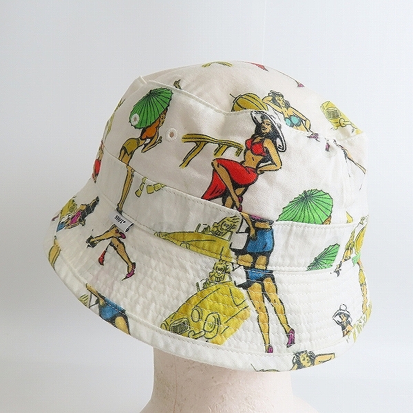 実際に弊社で買取させて頂いたWTAPS/ダブルタップス 20SS 総柄 バケット ハットの画像 2枚目