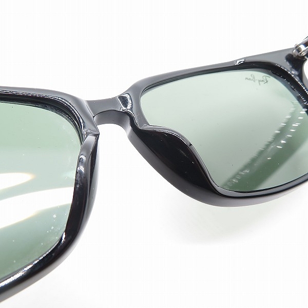 実際に弊社で買取させて頂いたRay-Ban/レイバン B&L/ボシュロム社製 ウェリントン サングラス/アイウェア メガネ ブラック  W1943の画像 4枚目