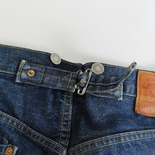 実際に弊社で買取させて頂いたLEVI'S/リーバイス S702XX 刻印J22 日本製  シンチバック ボタンフライ デニムパンツ/W36L36の画像 5枚目