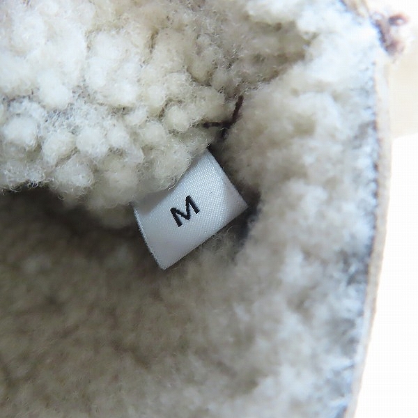 実際に弊社で買取させて頂いた【未使用】COACH/コーチ ムートン手袋/F75939/Mの画像 4枚目