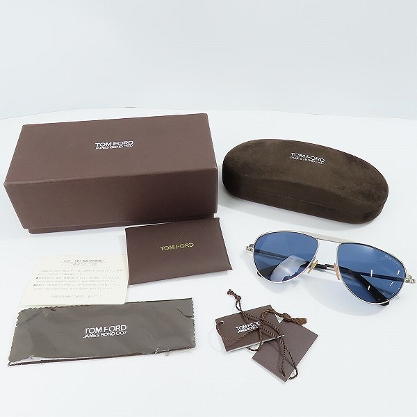 実際に弊社で買取させて頂いた007 × TOM FORD/トムフォード James Bond/ジェームズ・ボンドモデル サングラス TF108 19Vの画像 9枚目
