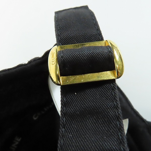実際に弊社で買取させて頂いた【JPタグ】CELINE/セリーヌ ロゴ ベースボールキャップ 2AUA1242N/Mの画像 7枚目
