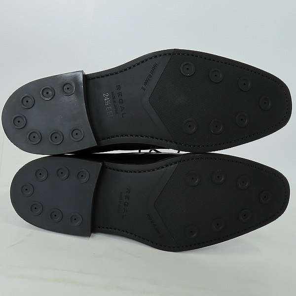 実際に弊社で買取させて頂いたREGAL/リーガル Uチップ  レザーシューズ W499BE/24.5の画像 2枚目