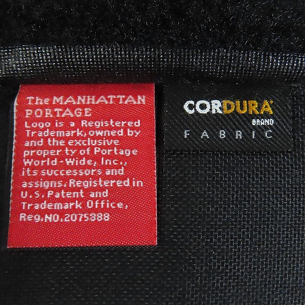 実際に弊社で買取させて頂いたManhattan Portage/マンハッタンポーテージ CORDURA/コーデュラ ショルダーパッド 肩当て ブラック の画像 6枚目
