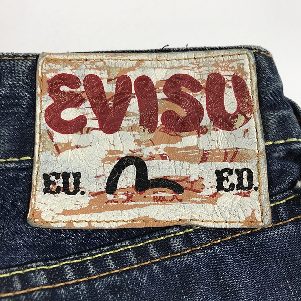 実際に弊社で買取させて頂いたEVISU/エヴィス ユーロエヴィス デニムパンツ/30の画像 2枚目