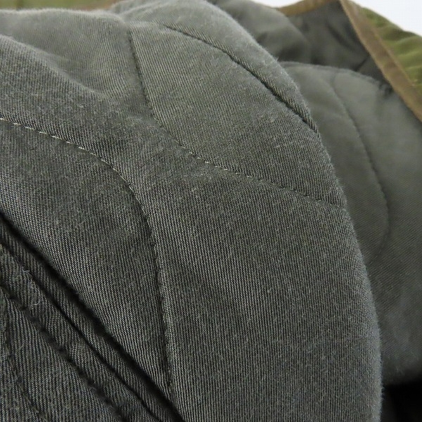 実際に弊社で買取させて頂いたUNITED ARROWS &SONS/ユナイテッドアローズアンドサンズ ノーカラーキルティングコート 1125-699-5774/Mの画像 4枚目