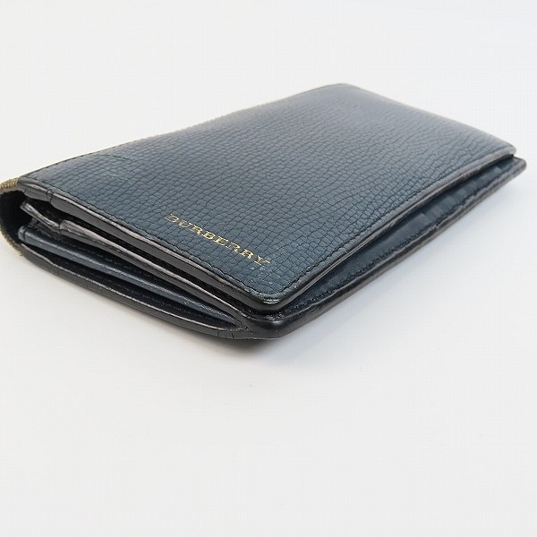 実際に弊社で買取させて頂いたBURBERRY/バーバリー 二つ折り レザー 長財布の画像 2枚目