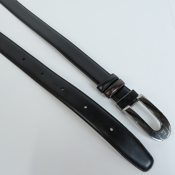 実際に弊社で買取させて頂いたDunhill/ダンヒル バイカラー レザーベルト の画像 2枚目