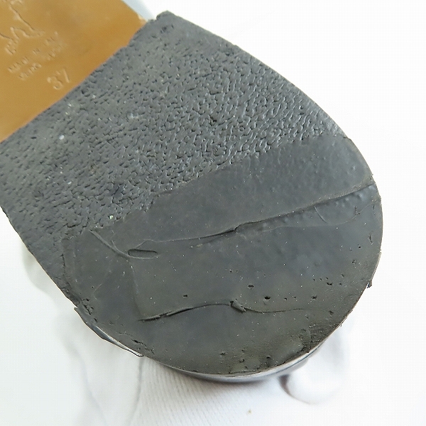 実際に弊社で買取させて頂いたMARNI/マルニ センタージップレザーシューズ/37の画像 8枚目