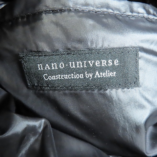 実際に弊社で買取させて頂いたnano-universe/ナノユニバース 西川ダウンベスト NUC03DW379NS/Mの画像 3枚目
