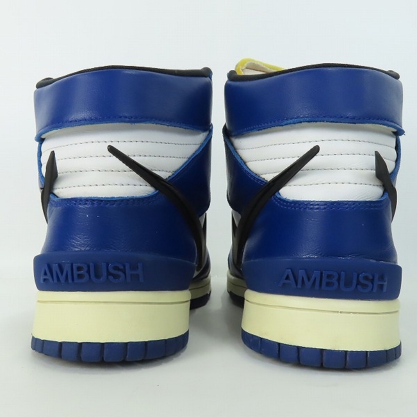 実際に弊社で買取させて頂いたNIKE×AMBUSH/ナイキ×アンブッシュ DUNK HIGH DEEP ROYAL/ダンクハイ ディープロイヤル CU7544-400/28の画像 1枚目