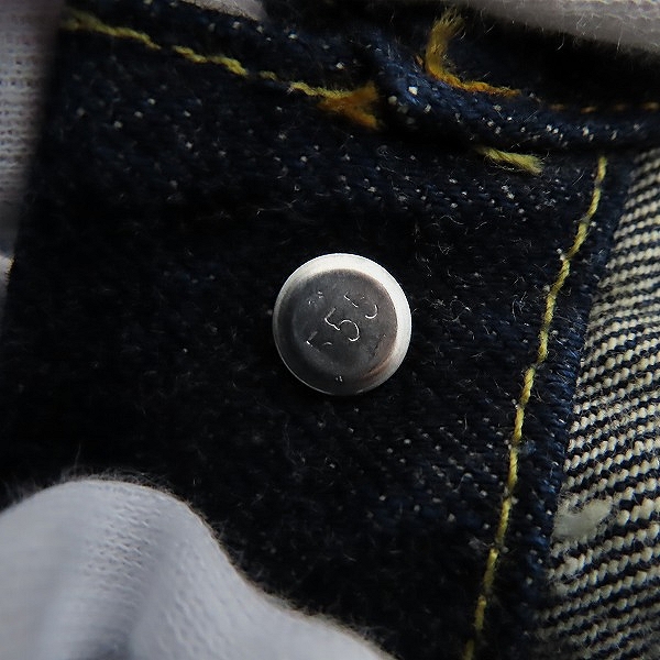 実際に弊社で買取させて頂いたLevi's/リーバイス 506XX/70501-0003 1st/ファースト 復刻 デニムジャケット Gジャン 555刻印 米国製/44の画像 7枚目