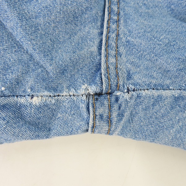 実際に弊社で買取させて頂いたWrangler/ラングラー 紺タグ/ヴィンテージ デニム ウエスタンシャツ/デニムパンツ 2点セットの画像 3枚目