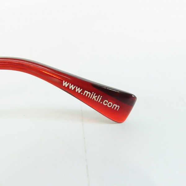 実際に弊社で買取させて頂いたalain mikli/アランミクリ フルリム アイウエア/メガネフレーム A0480 12の画像 7枚目