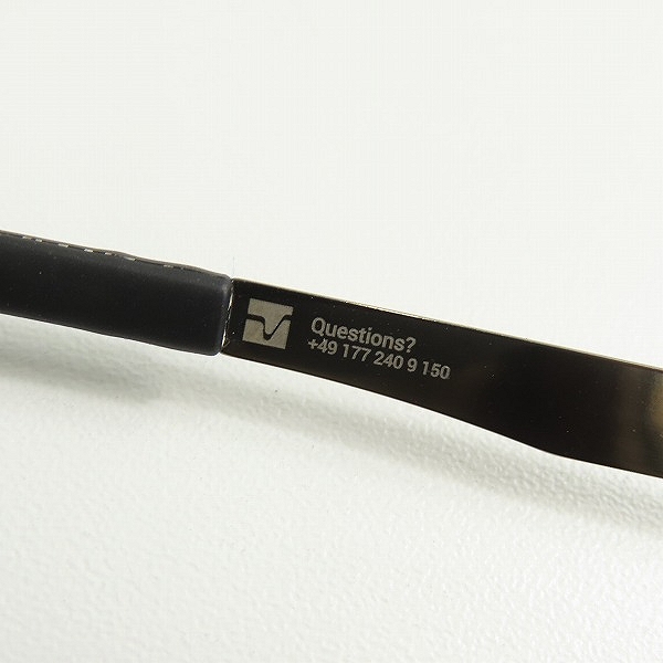 実際に弊社で買取させて頂いたic!berlin/アイシーベルリン Palladium 眼鏡/メガネフレームの画像 7枚目