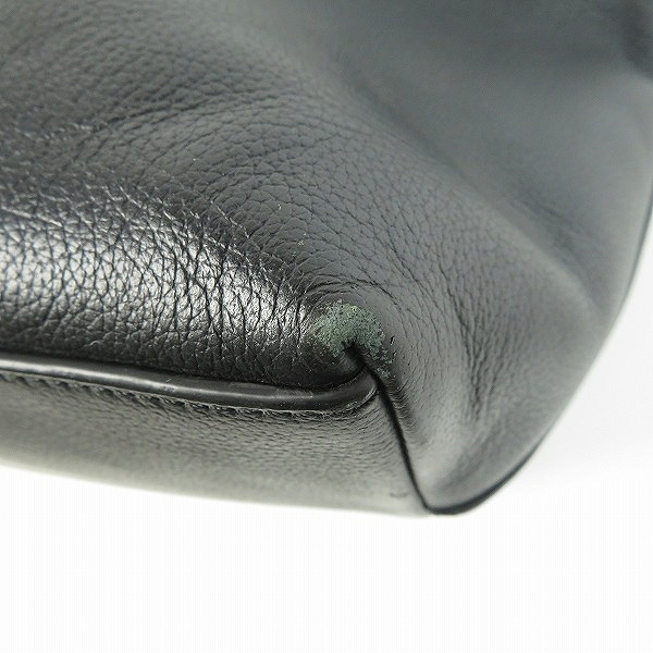 実際に弊社で買取させて頂いたCOACH/コーチ レザー トートバッグ ブラック G1861-F54758の画像 6枚目