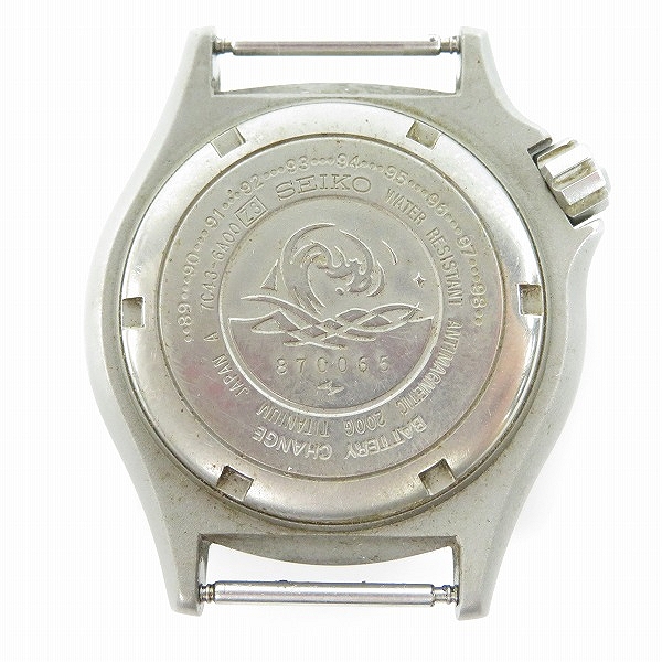 実際に弊社で買取させて頂いたSEIKO/セイコー プロフェッショナル ダイバー 7C43-6A00 クォーツ/ウォッチ/腕時計【動作未確認】の画像 1枚目