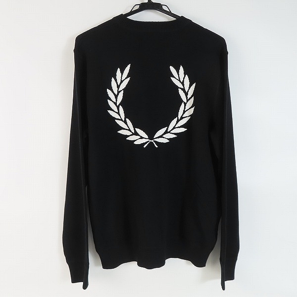 実際に弊社で買取させて頂いたFRED PERRY/フレッドペリー ニットセーター K6504 Lの画像 1枚目