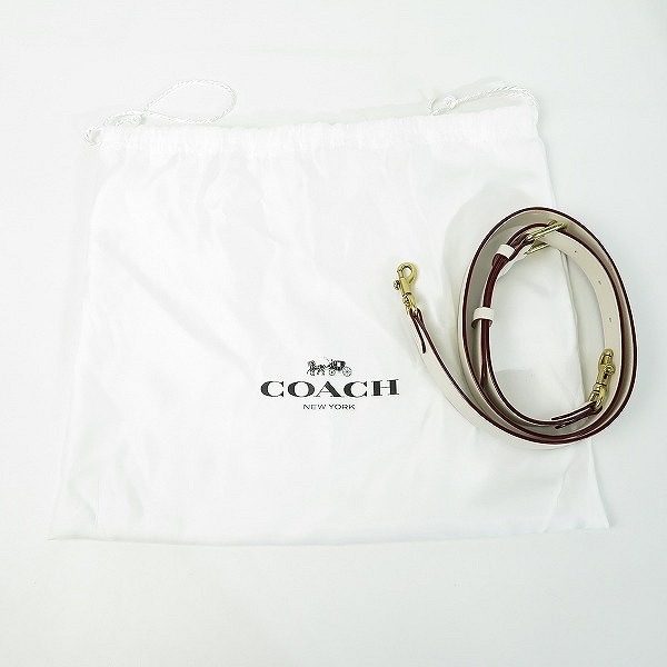 実際に弊社で買取させて頂いたCOACH/コーチ フラワー刺繍 ショルダーバッグ A2081-627の画像 9枚目