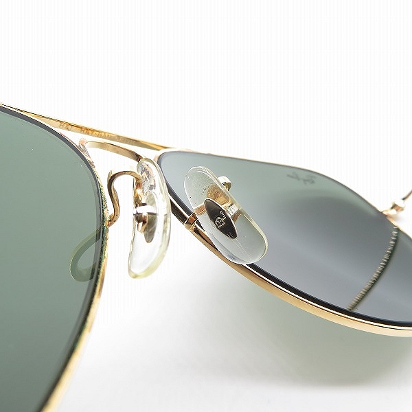 実際に弊社で買取させて頂いたRay-Ban/レイバン B&L/ボシュロム社製 ティアドロップ型 アイウェア/サングラス ゴールド の画像 4枚目