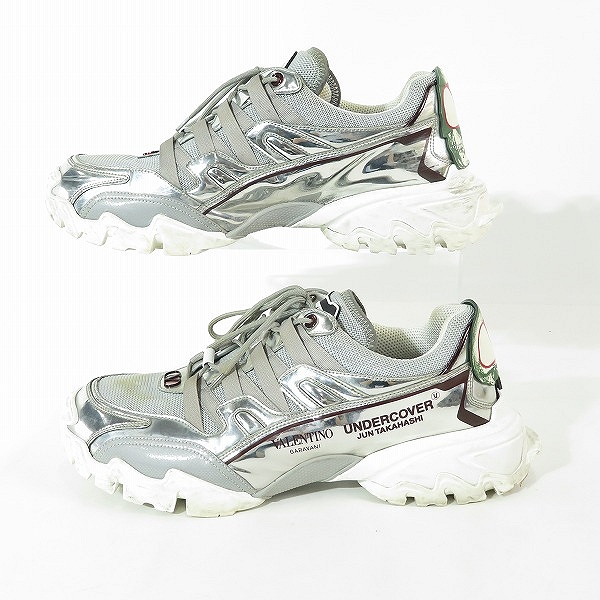 実際に弊社で買取させて頂いたVALENTINO GARAVANI × UNDERCOVER/ヴァレンティノ×アンダーカバー ローカットスニーカー TSC20Y0/43の画像 3枚目