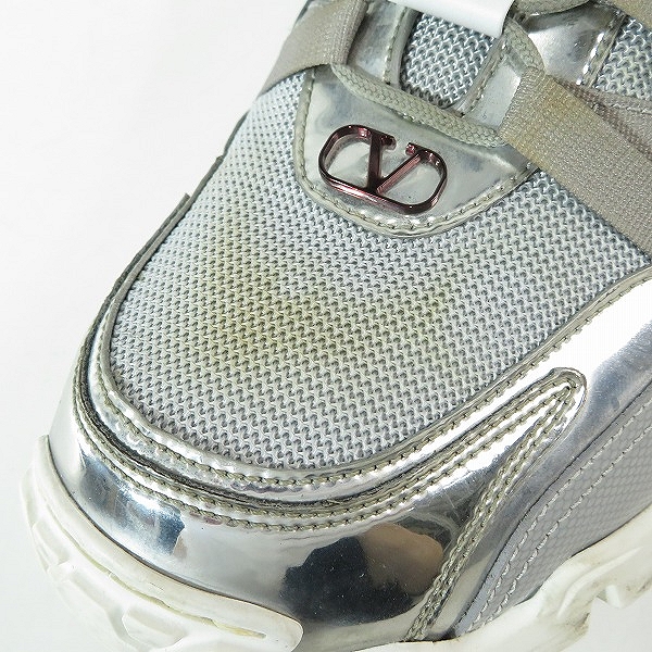 実際に弊社で買取させて頂いたVALENTINO GARAVANI × UNDERCOVER/ヴァレンティノ×アンダーカバー ローカットスニーカー TSC20Y0/43の画像 8枚目