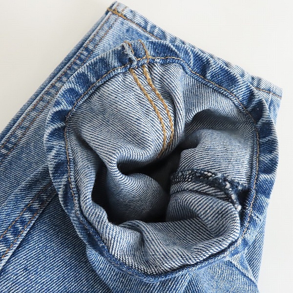 実際に弊社で買取させて頂いたBEAMS/ビームス バギーテーパードデニムパンツ 11-21-0598-791/Mの画像 8枚目