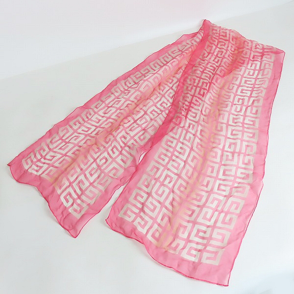 実際に弊社で買取させて頂いたGIVENCHY/ジバンシー GG柄 スカーフの画像 3枚目