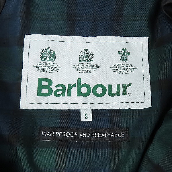 実際に弊社で買取させて頂いたBarbour/バブアー マウンテンパーカ 2102158 ブラック/Sの画像 3枚目