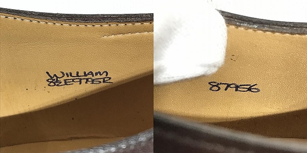 実際に弊社で買取させて頂いたJOHN LOBB/ジョンロブ ウィリアム WILLIAM ダークブラウン ミュージアムカーフ 87966/8.5の画像 4枚目