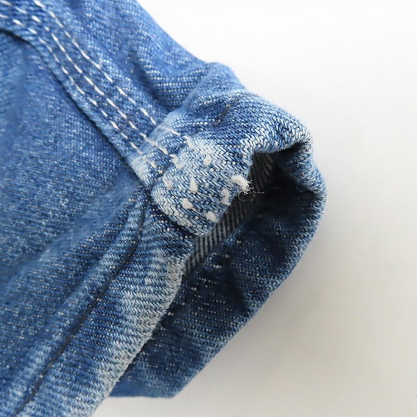 実際に弊社で買取させて頂いたDickies/ディッキーズ デニム オーバーオール 40×32の画像 8枚目