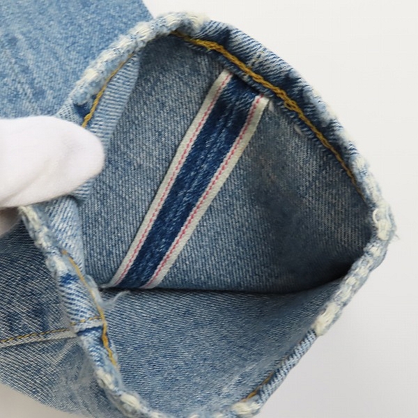 実際に弊社で買取させて頂いた【未使用】Levi's/リーバイス 501 ヴィンテージ加工 デニムパンツ 50154-0094 /W28L32の画像 7枚目