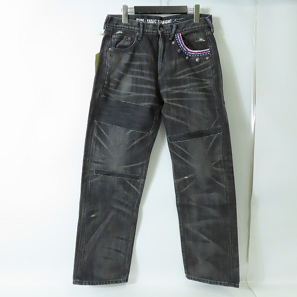 実際に弊社で買取させて頂いたNEIGHBORHOOD/ネイバーフッド 11AW BEADED SAVAGE MID サベージ デニムパンツ 112DCNH-PTM11/S