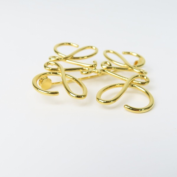 実際に弊社で買取させて頂いたLOEWE/ロエベ ANAGRAM BROOCH/アナグラム ブローチ/バッジ 111.25.020の画像 2枚目