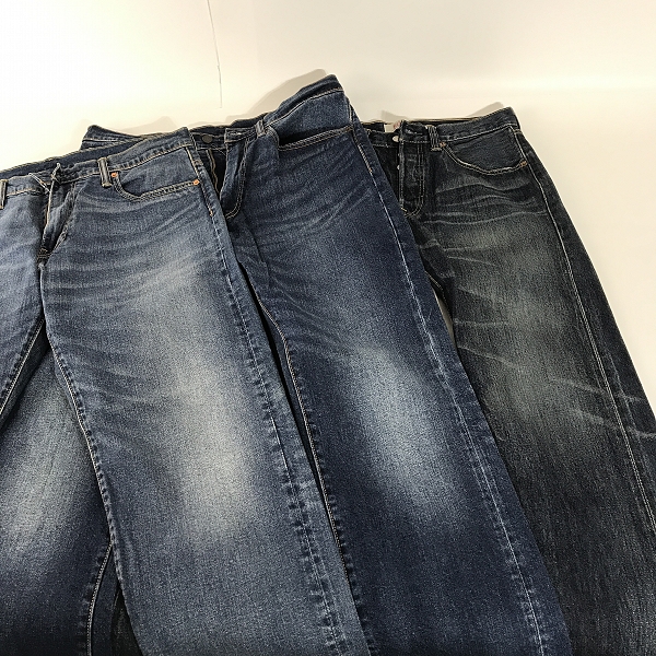 実際に弊社で買取させて頂いた【おまとめ】LEVIS/リーバイス 501/505/569 等 デニムパンツ/ジーンズ