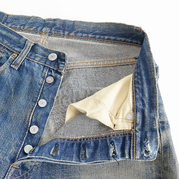 実際に弊社で買取させて頂いたLevi's/リーバイス ボタン裏6刻印/ビッグE/Vステッチ ヴィンテージ デニムパンツの画像 4枚目