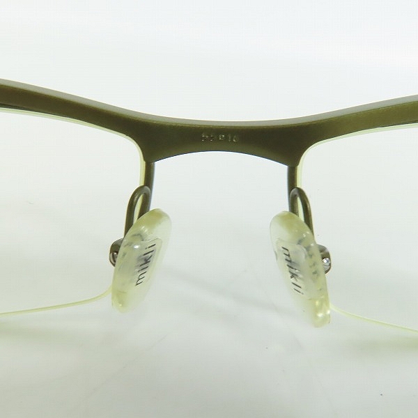 実際に弊社で買取させて頂いたalain mikli/アランミクリ TITANE アイウエア/メガネフレーム A0626-17の画像 4枚目