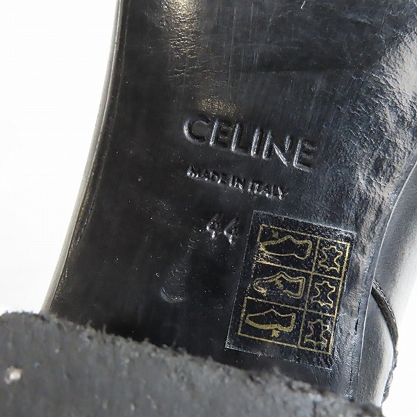実際に弊社で買取させて頂いたCELINE/セリーヌ サイドジップジャクノブーツ MG0251/44の画像 6枚目