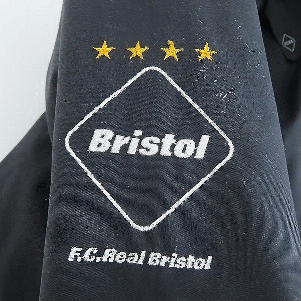 実際に弊社で買取させて頂いたNIKE×F.C.R.B./ナイキ×FCレアルブリストル ジャケット ブラック Lの画像 6枚目