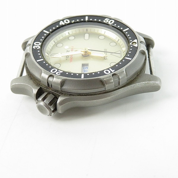 実際に弊社で買取させて頂いたSEIKO/セイコー プロフェッショナル ダイバー 7C43-6A00 クォーツ/ウォッチ/腕時計【動作未確認】の画像 2枚目