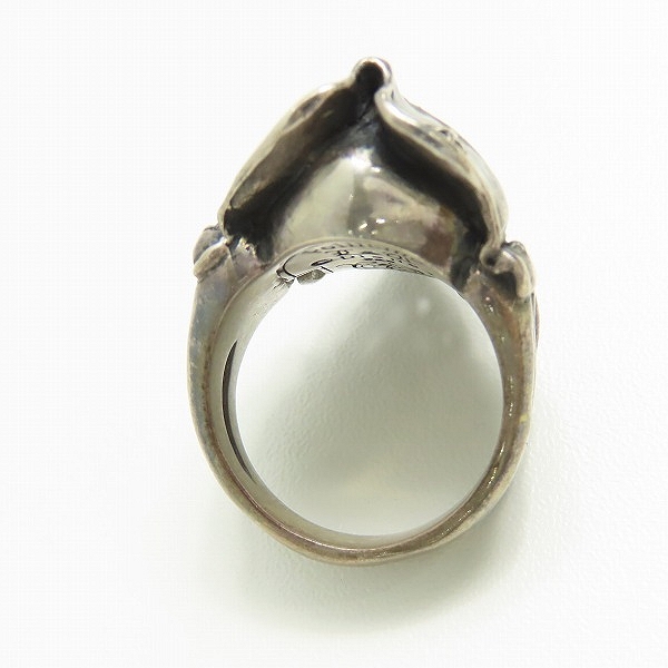 実際に弊社で買取させて頂いたLeathers&Treasures/レザーズアンドトレジャーズ パイレーツオブカリビアン スカル リング 22.5号の画像 5枚目