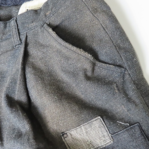 実際に弊社で買取させて頂いたglamb/グラム パッチワーク リペア加工パンツ Lの画像 7枚目