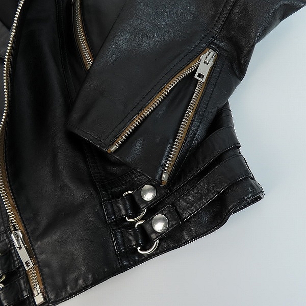 実際に弊社で買取させて頂いたCELINE by Hedi Slimane/セリーヌバイエディスリマン ライダースジャケット 2E467297D/44の画像 9枚目