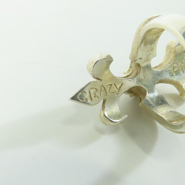 実際に弊社で買取させて頂いたCRAZY PIG/クレイジーピッグ チューダークロス リング/指輪 16号の画像 3枚目