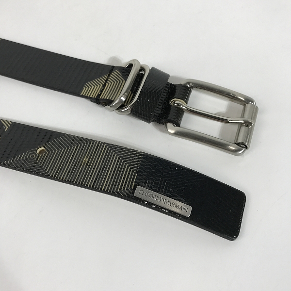 実際に弊社で買取させて頂いたEMPORIO ARMANI/エンポリオ アルマーニ レザーベルト Y4S012/54の画像 1枚目